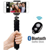 3 in 1 Selfie Stick, Mini Tripod, Phone Holder with Bluetooth Control - Globe Traveler Store