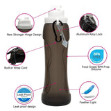 Collapsible Silicone Water Bottle- Leakproof, BPA Free, FDA Approved - Globe Traveler Store