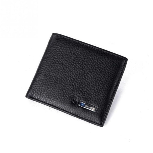 Smart Wallet Bluetooth Anti Lost Genuine Leather Men Wallets Soft