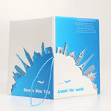 Lovely PVC Travel Passport Cover with Identity ID Card Compartment - Globe Traveler Store