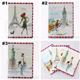 Beautiful and Practical Travel Map Passport Cover - Globe Traveler Store