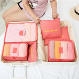 6pcs Travel Luggage Packing Organizers - Globe Traveler Store