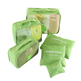 6pcs Travel Luggage Packing Organizers - Globe Traveler Store