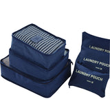 6pcs Travel Luggage Packing Organizers - Globe Traveler Store