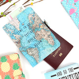 World Map Passport  Holder for Men & Women - Globe Traveler Store