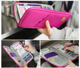 Multi-functional Travel Organizer for Passport, Boarding Pass, Credit Cards - Globe Traveler Store
