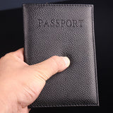 Classic Passport Holder Available in Black, Navy Blue, & Red - Globe Traveler Store
