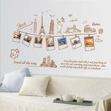 Creative Travel Memories Picture Wall Decal - Globe Traveler Store