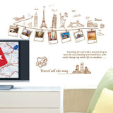 Creative Travel Memories Picture Wall Decal - Globe Traveler Store