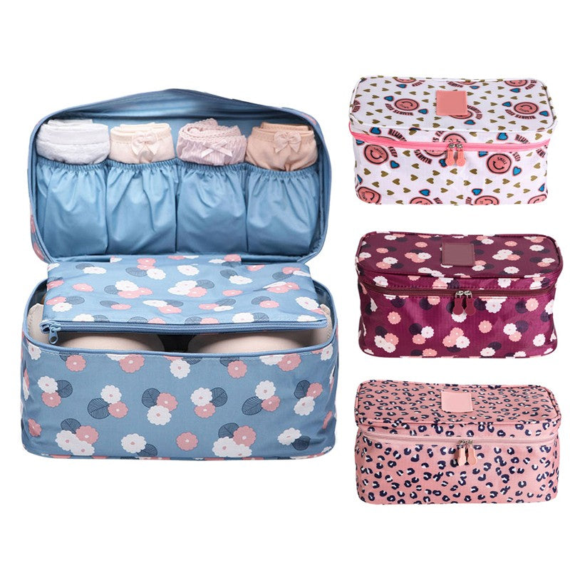 Travel Home Organizer Zip Bag Case Portable Bra Storage Bag Waterproof Bra  and Underwear 