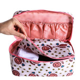 Travel Organizer Bag for Underwear, Cosmetics, and Toiletries - Globe Traveler Store
