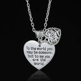 Thank You Mom for Giving Me the World Necklace- Hot Sale Item! - Globe Traveler Store