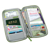 Multi-functional Travel Organizer for Passport, Boarding Pass, Credit Cards - Globe Traveler Store