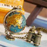 Globe Binoculars Pendant Necklace with Long Chain for Women - Globe Traveler Store